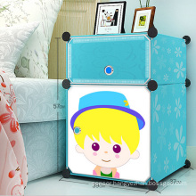 Plastic Simple DIY Storage Cabinets for Children (ZH0021)